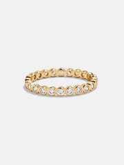 Amalie 18K Gold Ring - Gold/Pavé