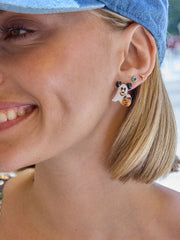 Disney Mickey Mouse Glow-In-The-Dark Ghost Earrings - Ghost