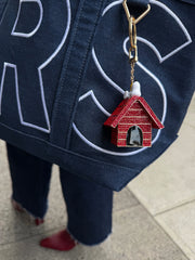 Peanuts Snoopy Doghouse Bag Charm - Snoopy & Woodstock