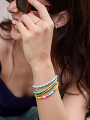 Bright Idea Enamel Beaded Bracelet Bundle - Multi