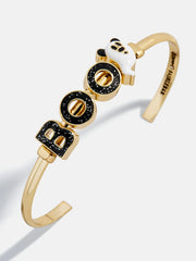 Disney Mickey Mouse Boo Cuff Bracelet - Gold/Black