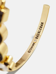 Disney Mickey Mouse Boo Cuff Bracelet - Gold/Black