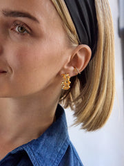 Disney Mickey Mouse Pumpkin Hoop Earrings - Pumpkin