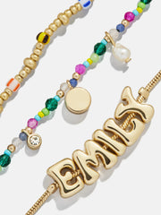 Rowan Semi-Precious Custom Layered Bracelet - St. Tropez