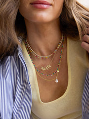 Rowan Semi-Precious Custom Layered Necklace - St. Tropez