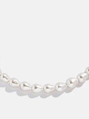 Ondine Pearl Collar Necklace - White