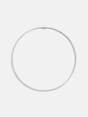 Billie Sterling Silver Tennis Necklace - Sterling Silver