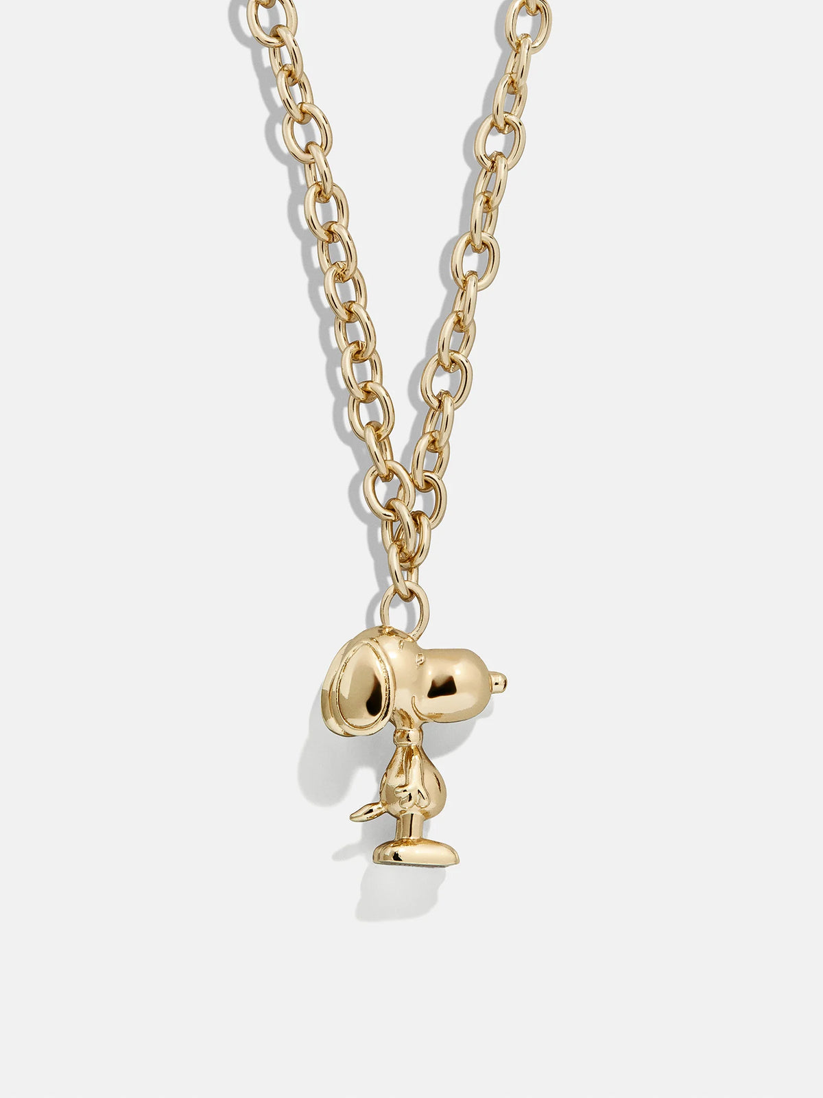 Peanuts Snoopy Pendant Necklace - Gold