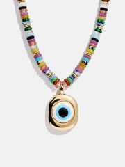 Amaris Semi-Precious Evil Eye Necklace - Evil Eye