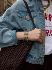 Amalie Evil Eye On Repeat Tennis Bracelet - On Repeat Evil Eye