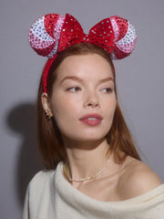 Disney Minnie Mouse Peppermint Ears Headband - Minnie Mouse Peppermint Ears
