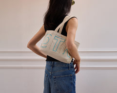 Custom Alpha Tote - Natural Sand