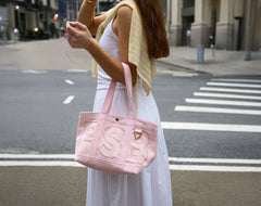 Custom Alpha Tote - Soft Pink