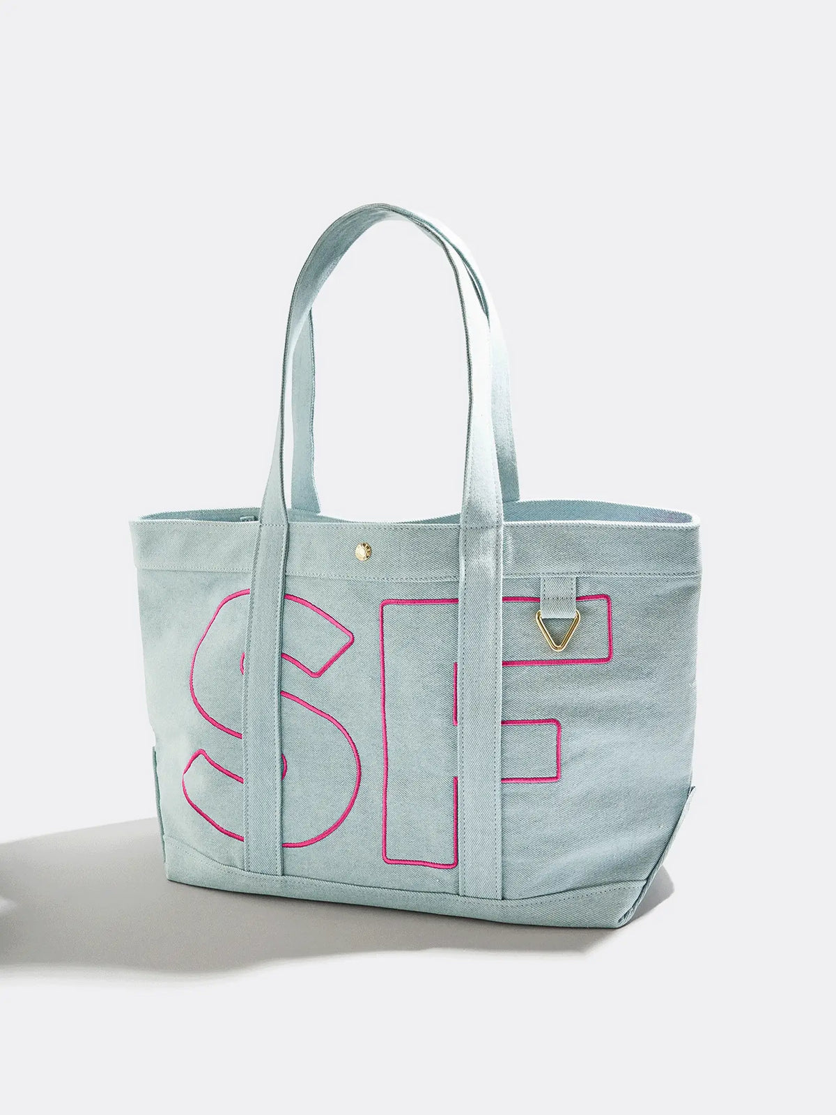 Custom Alpha Tote - Blue Denim
