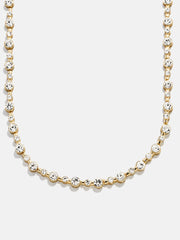 Jolie Tennis Necklace - Gold/Pavé