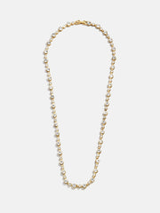 Jolie Tennis Necklace - Gold/Pavé