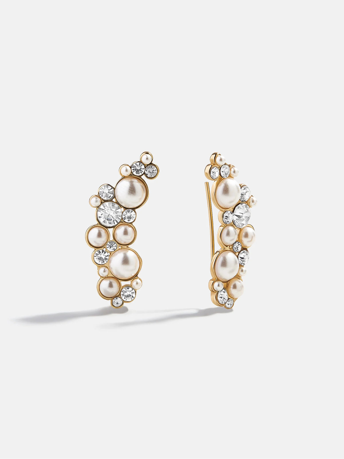 Gabbriette Crawler Earrings - Pearl