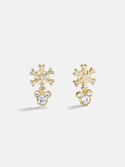 Disney Mickey Mouse Snowflake Drop Earrings - Snowflake