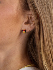 Disney Minnie Mouse 18K Gold Plated Sterling Silver Crystal Studs - Minnie Mouse