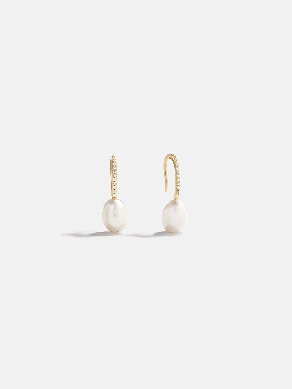 Barbra 18K Gold Pearl Earrings - Gold/Pearl