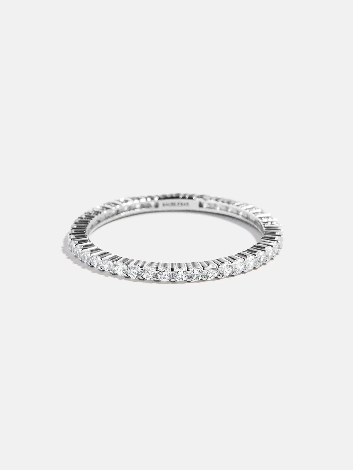 Diana Sterling Silver Eternity Ring - 2MM Stones