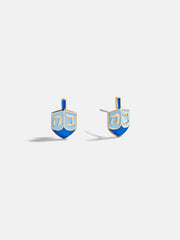 Spin Me Round Dreidel Stud Earrings - Dreidel
