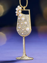 Bubbly and Bright Champagne Ornament - Champagne