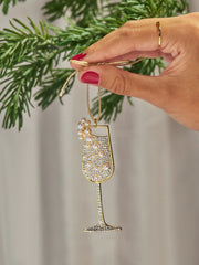 Bubbly and Bright Champagne Ornament - Champagne
