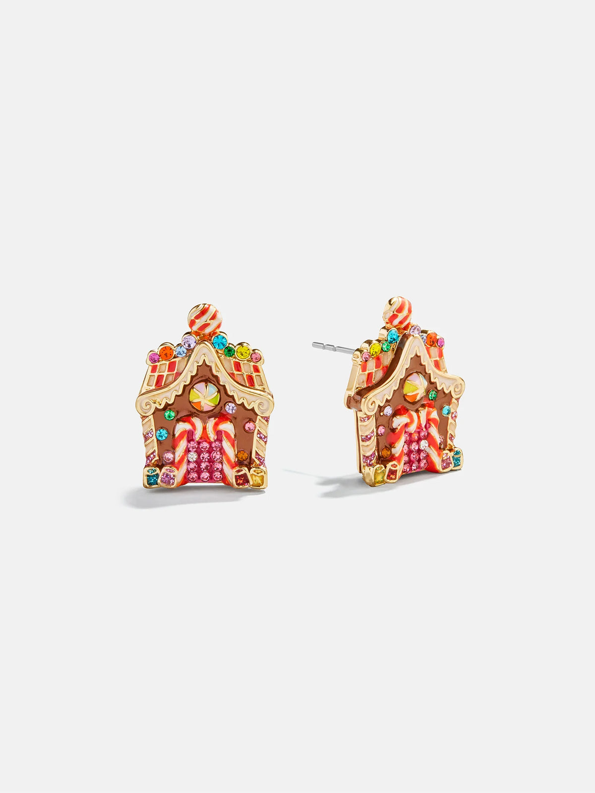 Sweet Noel Gingerbread House Earrings - Gingerbread House