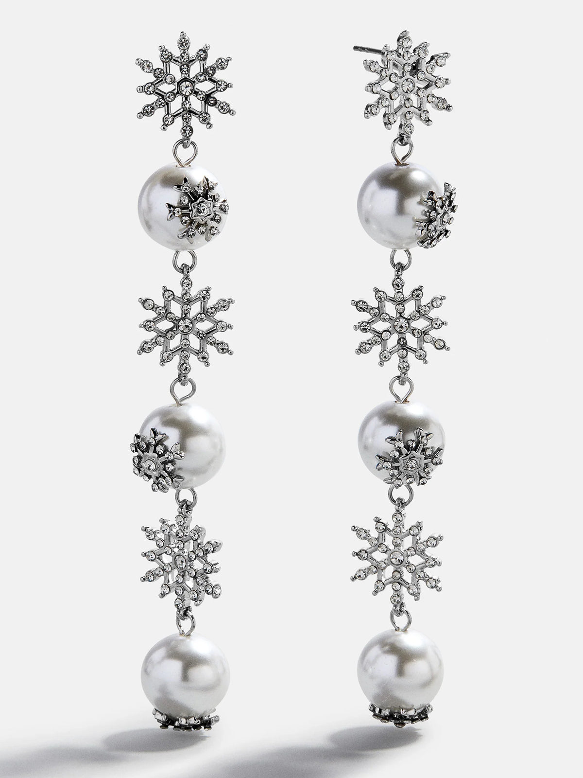 Snow And Behold Drop Earrings - Snowflake