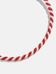 Mint Condition Collar Necklace - Red/White