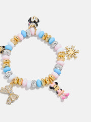 Disney Mickey Mouse & Minnie Mouse Nutcracker Charm Bracelet - Pink/Blue