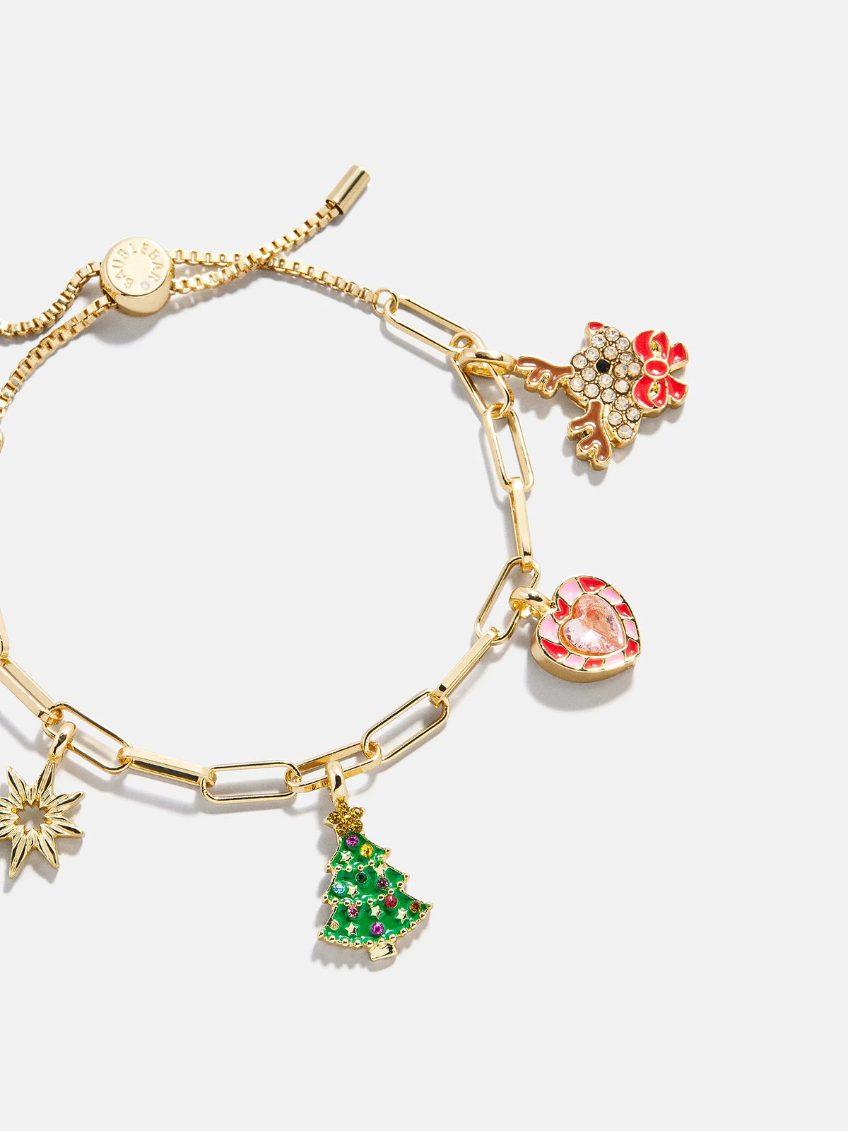 Merry Christmas Kids’ Charm Bracelet - Santa Claus
