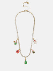 Merry Christmas Kids’ Charm Necklace - Christmas Tree