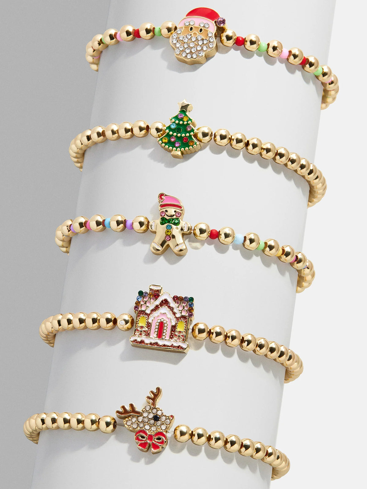 Holiday Icons Kids’ Bracelet Set - Santa Claus