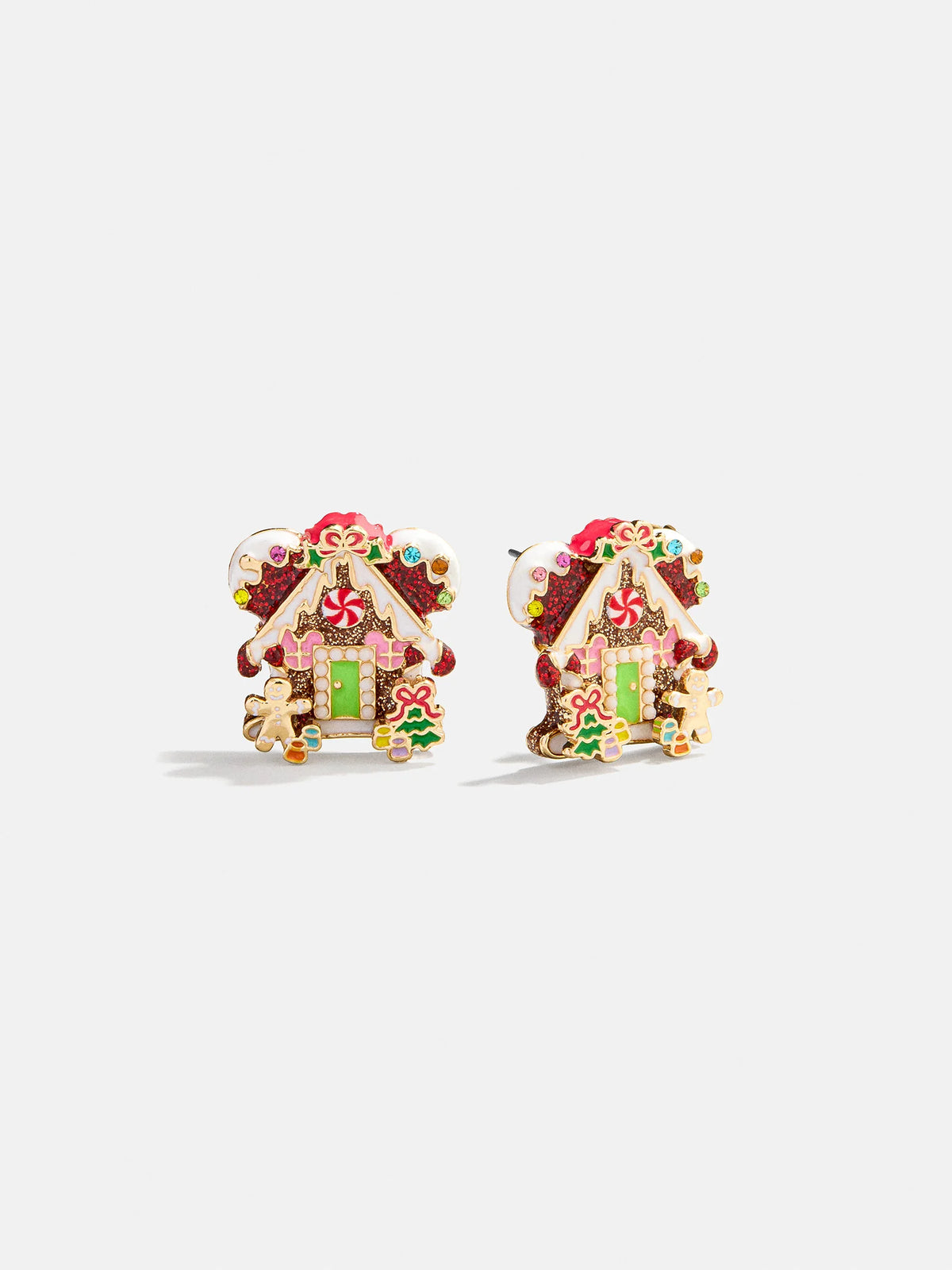 Disney Mickey Mouse Gingerbread House Earrings - Gingerbread House