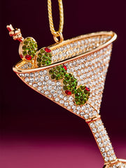 Pitted and Poured Martini Ornament - Martini
