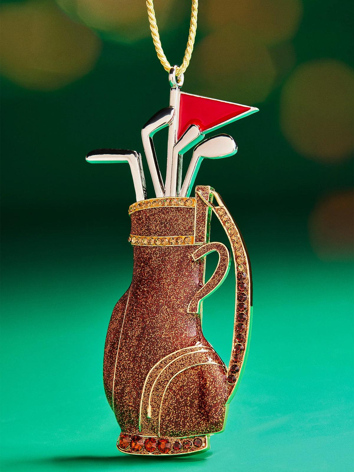 Holiday On The Green Golf Ornament - Golf Bag