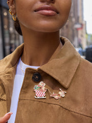 Disney Chip ‘N Dale Sledding Pin - Chip N' Dale Sledding Pin