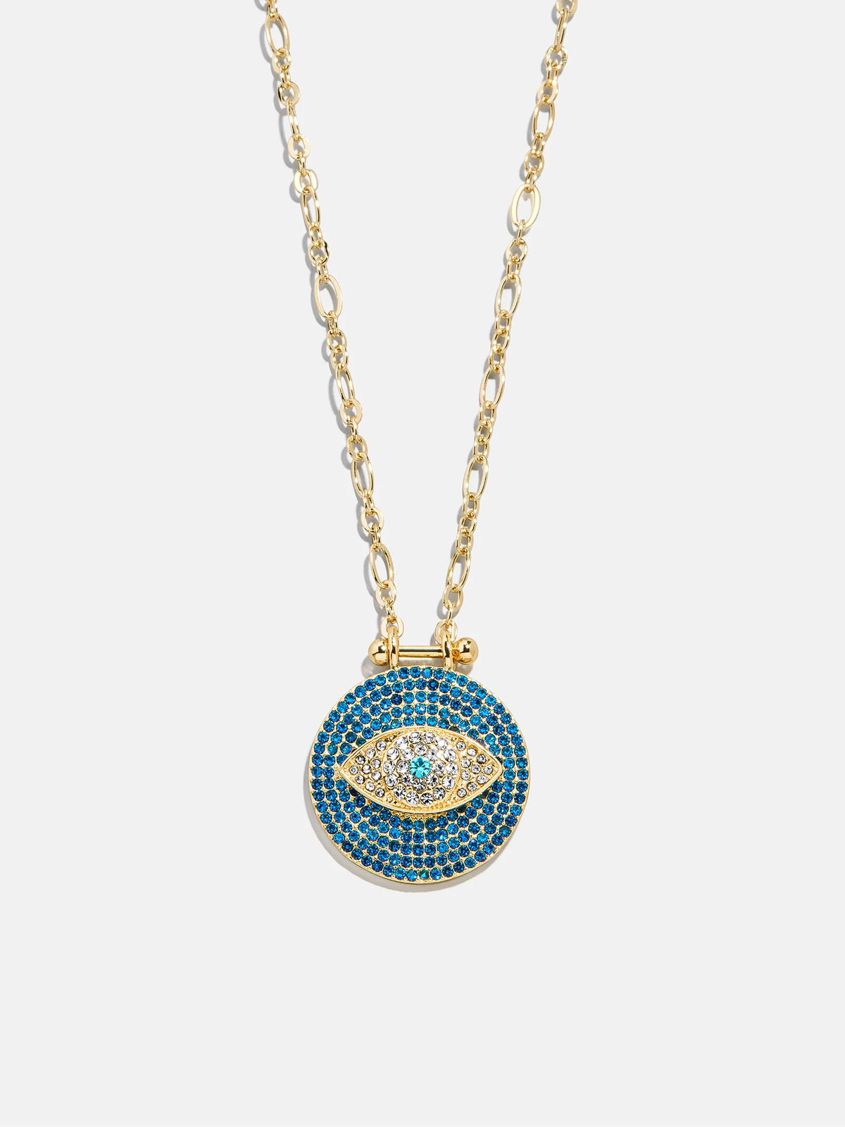 Evil Eye Pendant Necklace - Gold/Blue