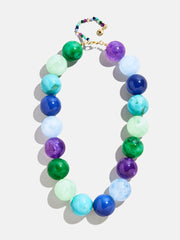 Jane Beaded Necklace - Blue Multi