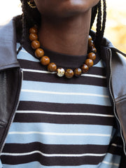 Jane Beaded Necklace - Tiger's Eye