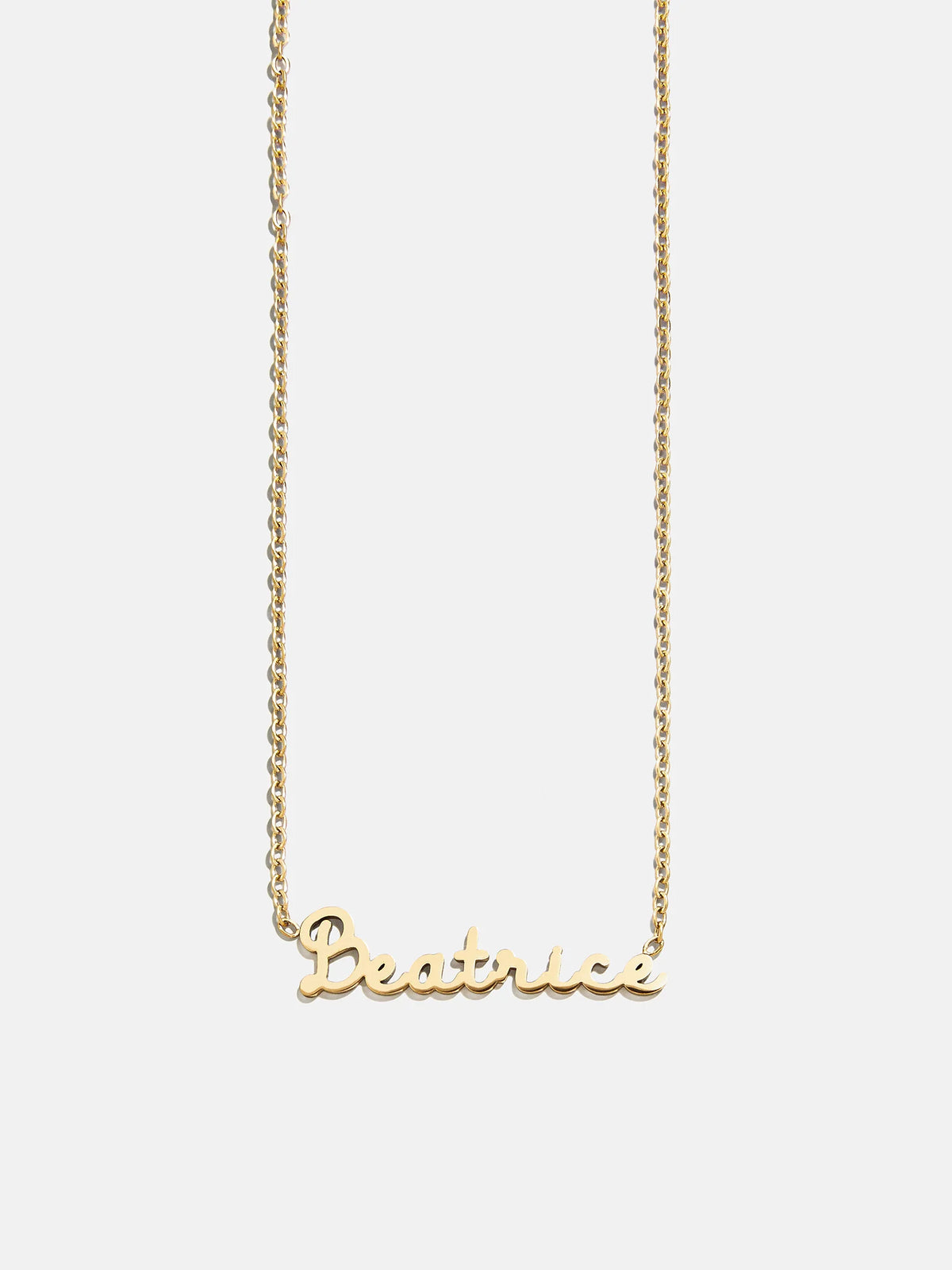 Waterproof Kids’ Custom Nameplate Necklace - Cursive