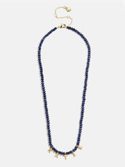 Mini Semi-Precious Custom Necklace - Lapis