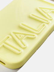 Fine Line Custom iPhone Case - Butter Yellow