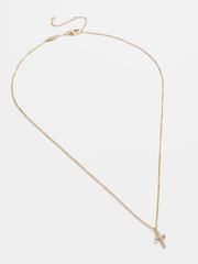 Agape 18K Gold Necklace - Gold/Pavé