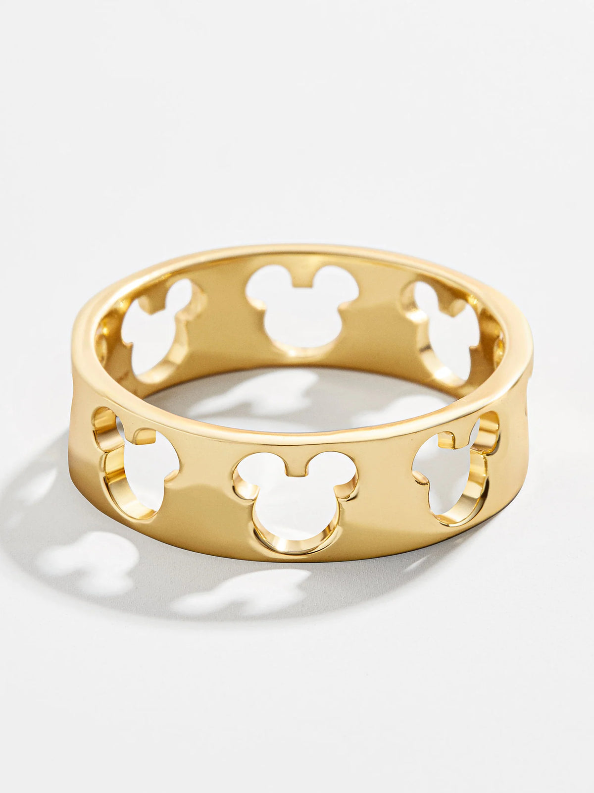 Mickey Mouse Outline 18K Gold Ring - Gold