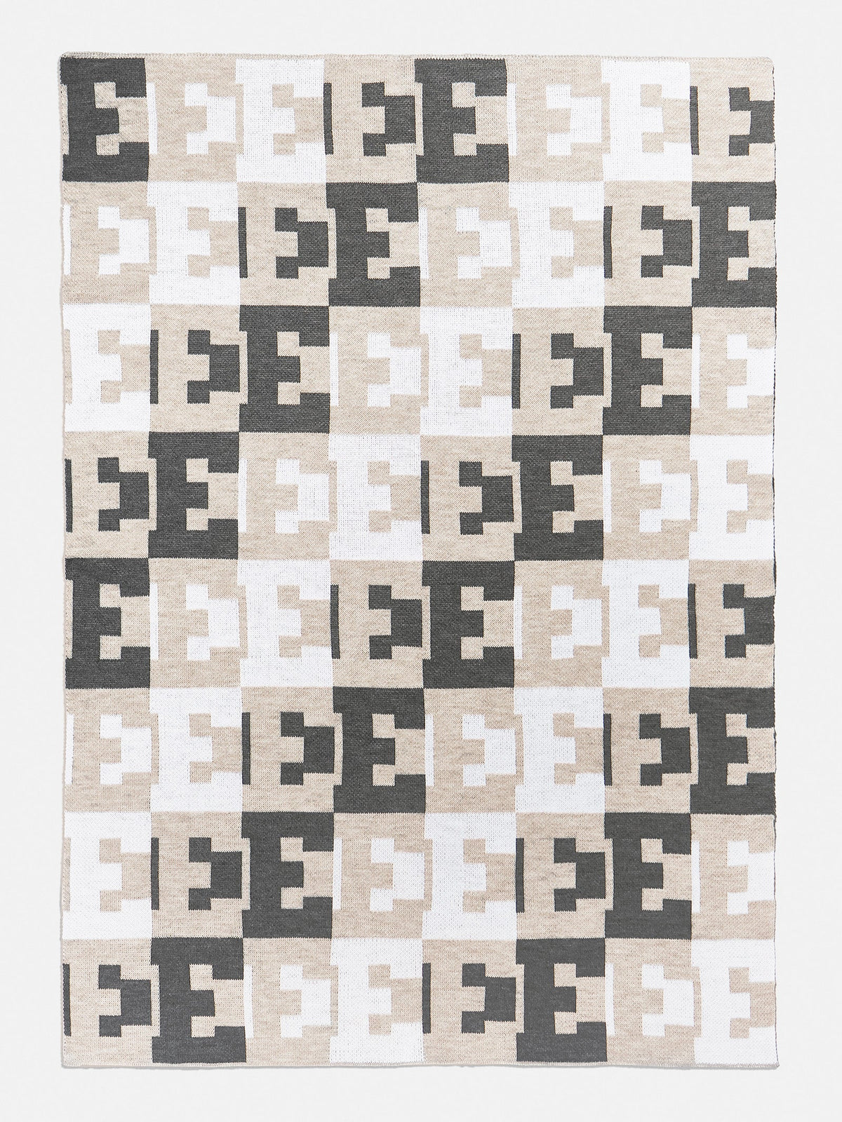 On Repeat Custom Blanket - Light Gray/White