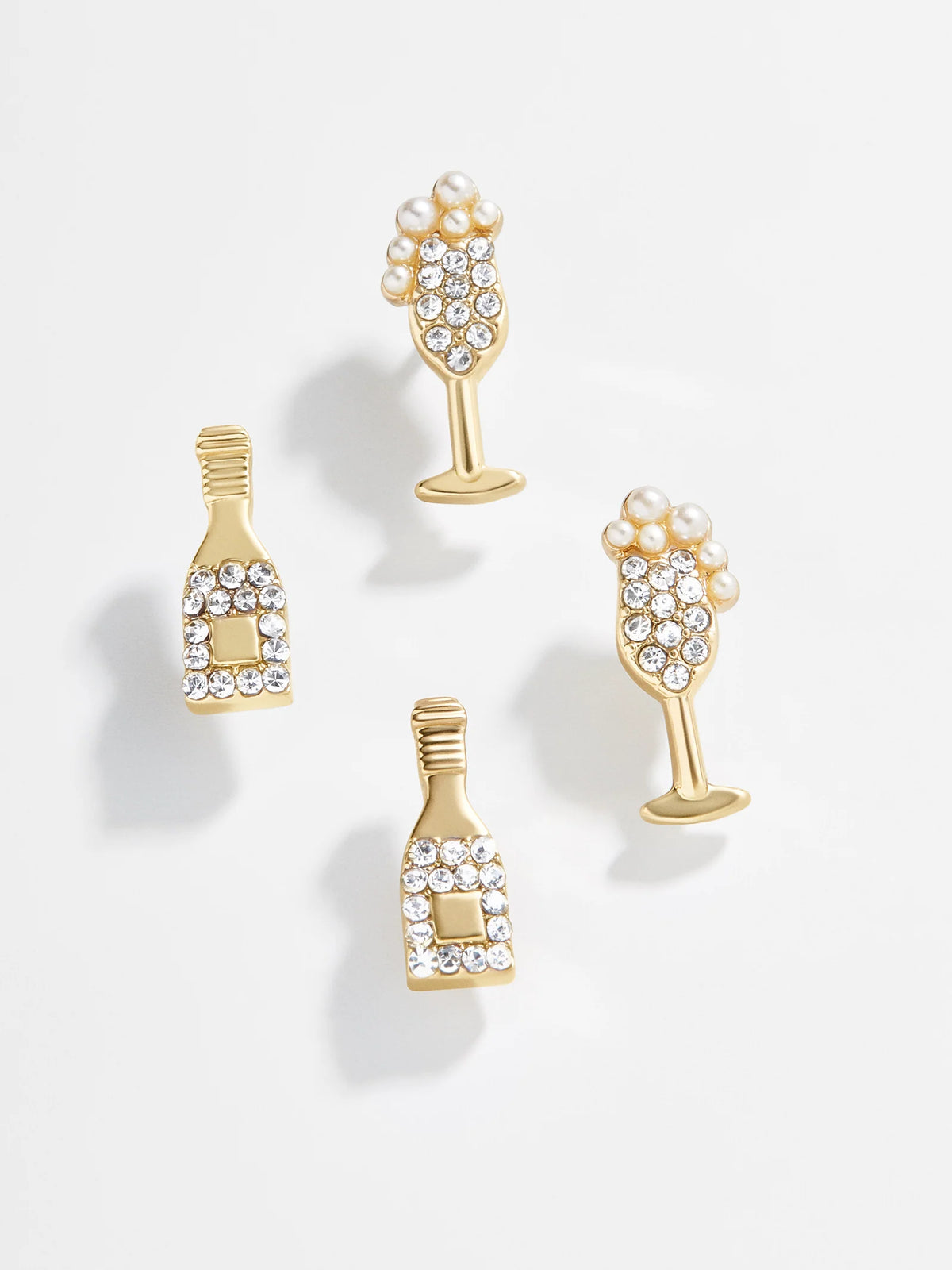 Pop the Bubbly Earring Set - Champagne Flute