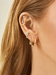 Pop the Bubbly Earring Set - Champagne Flute